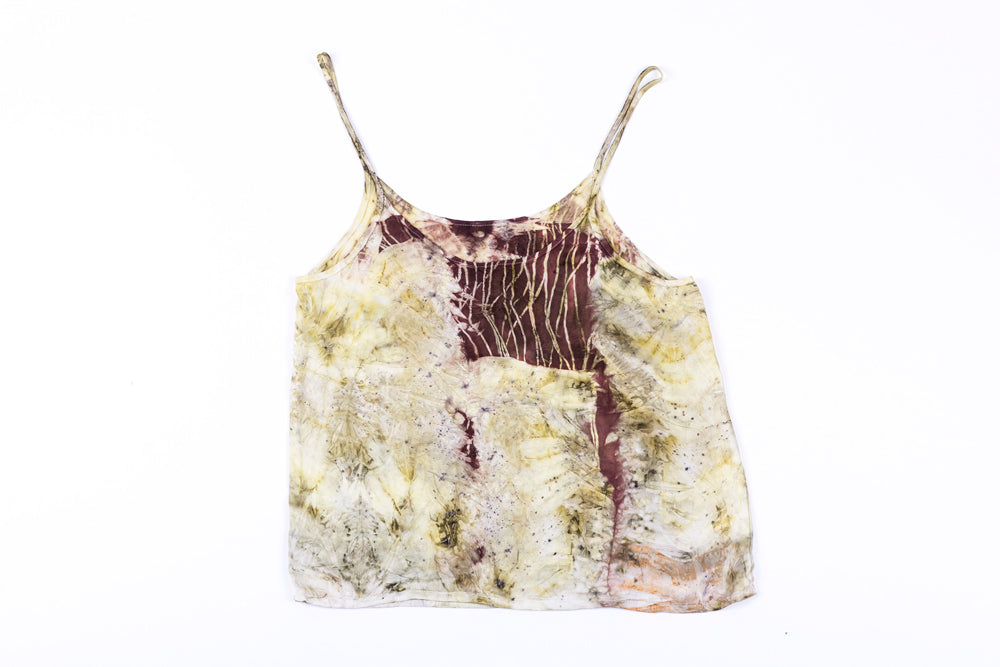 L - Bush Dyed Silk Cami by Annabell Amagula