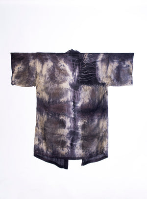 Bush Dyed Silk Robe by Tammy Lalara