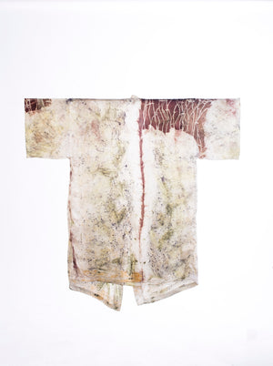 Bush Dyed Silk Robe by Annabell Amagula