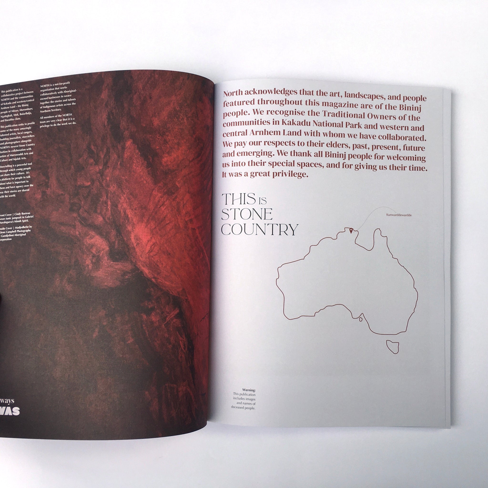 "This is Stone Country" Print Publication